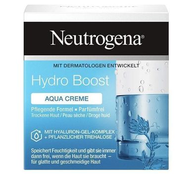 Neutrogena Hydro Boost Aqua Cream 50ml mit Hyaluronsäure