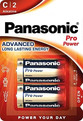 Panasonic Pro Power 1,5 Volt Alkaline Batterie LR14 Baby