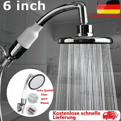 Duschkopf-Badezimmer Hoch Turbo Druck Kraftvoll Wassersparend Duschbrause DE *