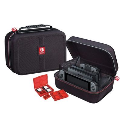 Switch Tasche Deluxe Case (black) NNS61 komp. Switch OLED offiziell lizenziert - ...