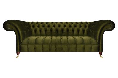 Sofa Zweisitzer Couch Luxus Grün Textil Einrichtung Modern Sofas Neu