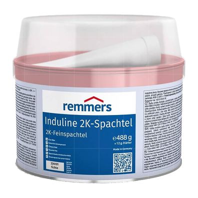 Remmers Induline 2K-SPACHTEL 0.5 KG Fichte Feinspachtel Spachtelmasse Ausgleichsmasse