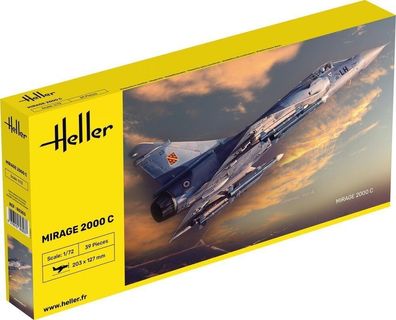 Heller Mirage 2000 C in 1:72 1000803030 Glow2B 80303 Bausatz