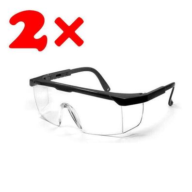 2pcs Schutzbrille Gesichtsschutz Augenschutzbrille Brille Augenschutz nach