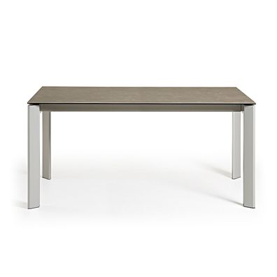 Tisch Axis ausziehbar 140 (200) cm Keramik Braun und graue Beine