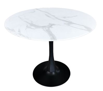 Tisch aus Glas und Metall 100 x 74 x 100 cm