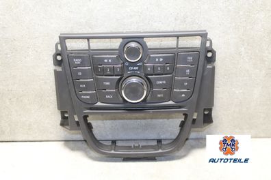 Opel Astra J Radiobedienteil Bedienteil Radio Bordcomputer CD 400 13346050 WQDEW
