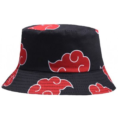 Naruto Schwarze Hut - Akatsuki Hüte Fischerhüte Sonnenhüte Eimerhüte Bucket Hats