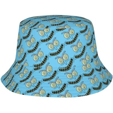 Rick & Morty Blaue Hut - Rick Hüte Fischerhüte Sonnenhüte Eimerhüte Bucket Hat