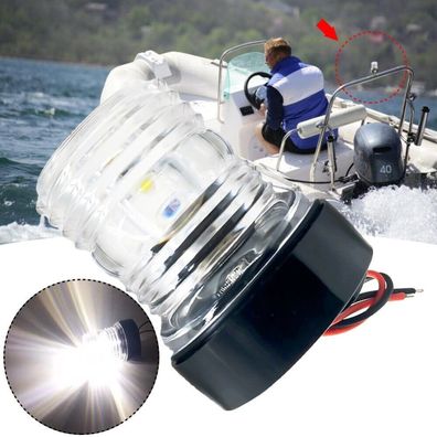 DE 12V Weiß LED Navigationslichter Signalleuchten 360Â° Positionslicht Boot Yacht
