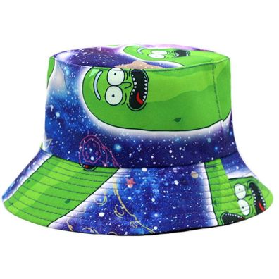 Pickle Rick Galaxy Hut - Rick Hüte Fischerhüte Sonnenhüte Eimerhüte Bucket Hat