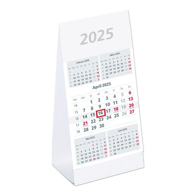Kalender 2025 -5-Monats-Aufstellkalender 2025- 10,5 x 21cm