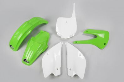 Verkleidungssatz Plastiksatz plastic kit passt an Kawasaki Kx 85 2000 grün-weiß