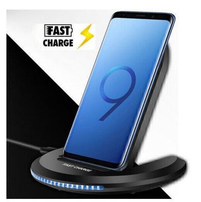 fur Samsung Galaxy S9/ S9+ Plus Wireless Schnellladegerät Ladestation Dock Pad