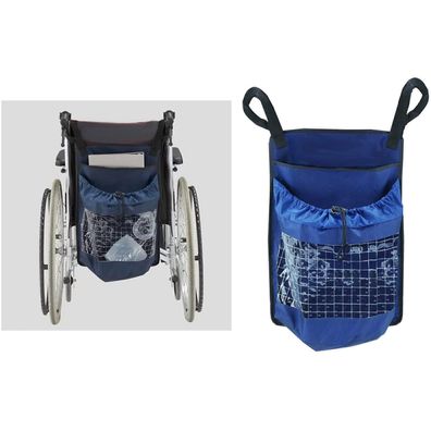 Rollstuhl-Rucksack-Tasche mit großer Kapazität Zubehörtasche fur Handyhalter