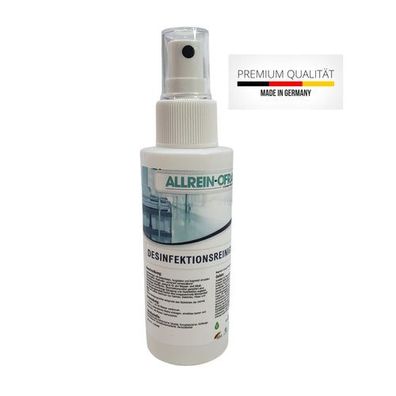 Desinfektionsspray Ultra | Hand und Flächen | 100ml | Made in Germany | Allrein-Ofra