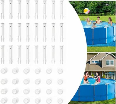 30ß Pool Ersatzteile Joint Pins fur Intex Frame&Round Pool Intexpool Replacement