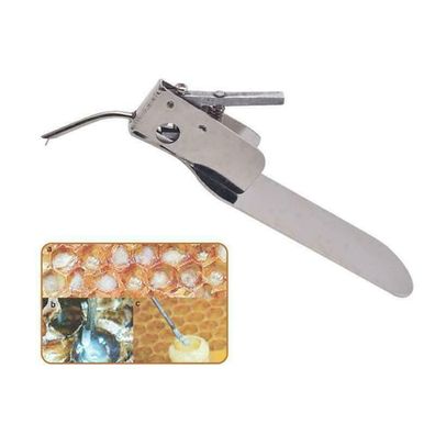 Beekeeping Queen Rearing Worm Moving Master Grafting Tool with Spare Tongue DE