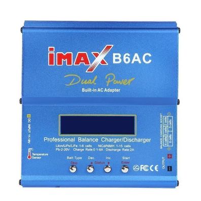 IMAX B6AC LCD-Bildschirm Digital RC Lipo NiMh Akku Balance Ladegerät Lader