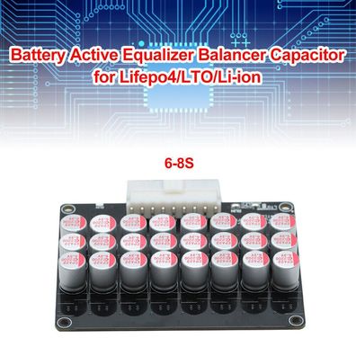 8S 5A Akku Balance Board Li-Ion LiFePO4 Lithium Akku Active Equalizer Balancer