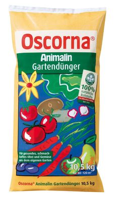 Oscorna® Animalin Gartendünger 10,5 kg für 80 bis 120 m²
