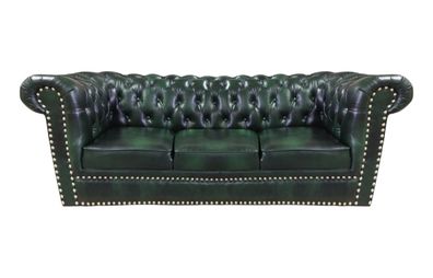 Design Modern Sofa Dreisitze Couch Wohnzimmer Chesterfield Ledersofa