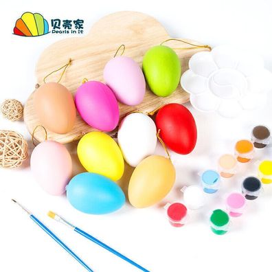 100 Ostereier 6cm farbig Kunststoffeier Plastikeier bunt Ei Dekorieren Ostern