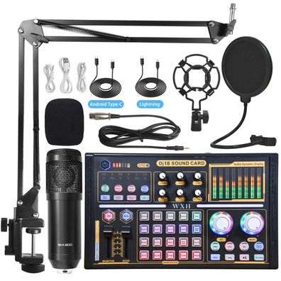 Bm800 Microphone Sound Card Full Set Of Mobile Phone Computer Microphone Special