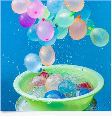 1000 Stueck Wasserballon Wasserbomben Draußen Party Urlaub Sommer Kinder Toys *