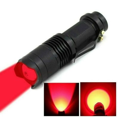 SK68 Rotlicht Taschenlampe gegen Verschlechterung der Sehkraft Rote Fackel