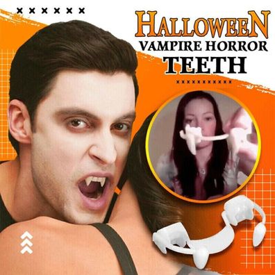Halloween Einziehbare Vampirzähne Zahnersatz Zombie Zähne Cosplay Requisiten