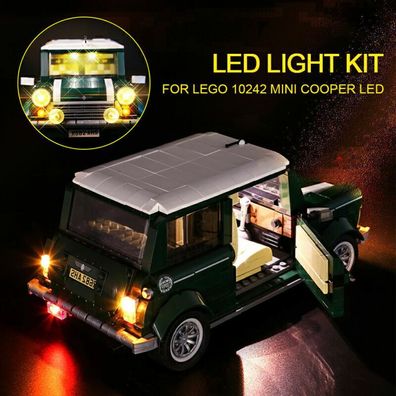LED Licht Beleuchtungs Kit fur LEGO 10242 Creator Expert MINI Cooper No Model DE
