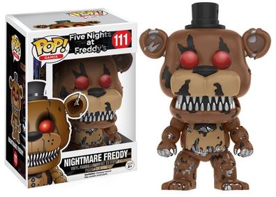 Five Nights at Freddy's Funko POP! PVC-Sammelfigur - Nightmare Freddy (111)