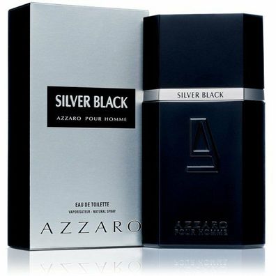 Azzaro Silver Black Eau De Toilette Spray 100ml for Men
