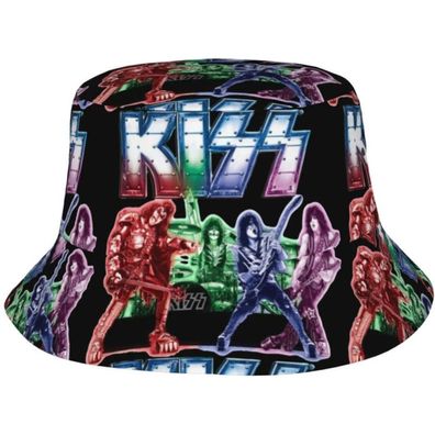 Kiss Neon Faces Hut - Musik Mütze Hüte Fischerhüte Sonnenhüte Eimerhüte Bucket Hats