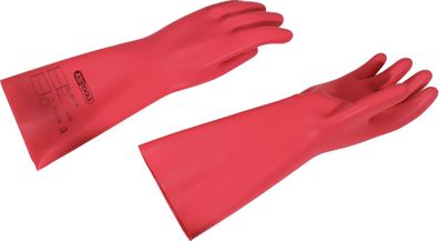 KS TOOLS Elektriker-Schutzhandschuh mit Schutzisolierung, Größe 8, rot