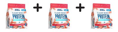 3 x Applied Nutrition Clear Whey (875g) Strawberry and Raspberry