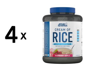 4 x Applied Nutrition Cream of Rice (2000g) Raspberry Ripple