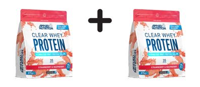 2 x Applied Nutrition Clear Whey (875g) Strawberry and Raspberry