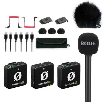 Rode Wireless ME Dual Funk-Mikrofon Interview Set 1 BK