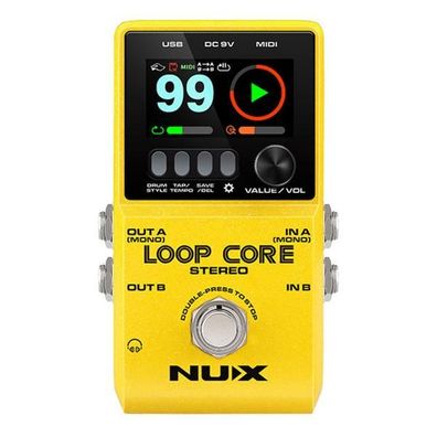 Nux Loop Core Stereo Effektgerät Looper-Pedal