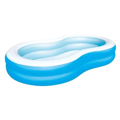 Aufblasbares Schwimmbad Lagune blau - 262x157x46 cm