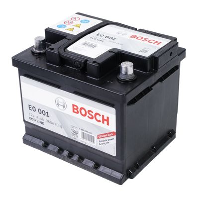 Bosch E0001 AutoBatterie 12V 41Ah 360A StarterBatterie Akku Autobatterie