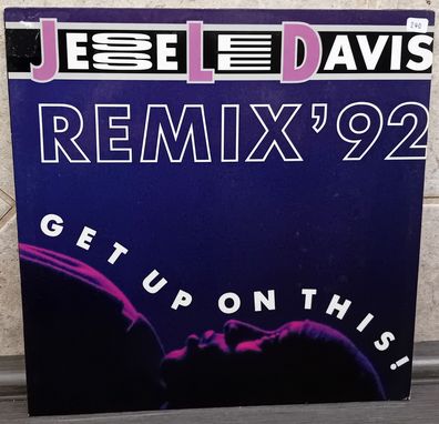 12" Maxi Vinyl Jesse Lee Davis - Get up on this ( Remix )