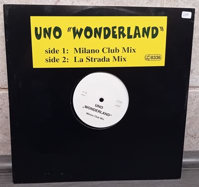 12" Maxi Vinyl Uno - Wonderland
