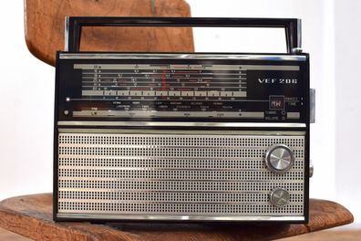 VEF 206 Radio Kofferradio 70er Jahre Vintage Transistorradio Antik Alt