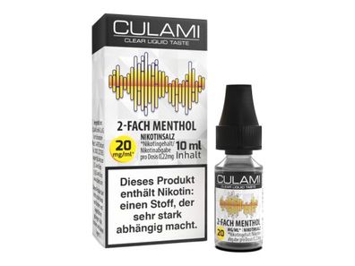 Culami - Nikotinsalz Liquid - 2-Fach Menthol
