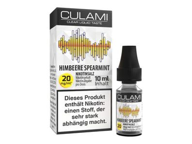 Culami - Nikotinsalz Liquid - Himbeere Spearmint