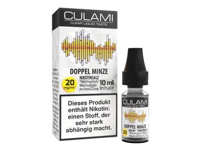 Culami - Nikotinsalz Liquid - Doppel Minze