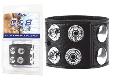 BLUE LINE C&B GEAR 1,5''' Cock Ring With Ball Stra